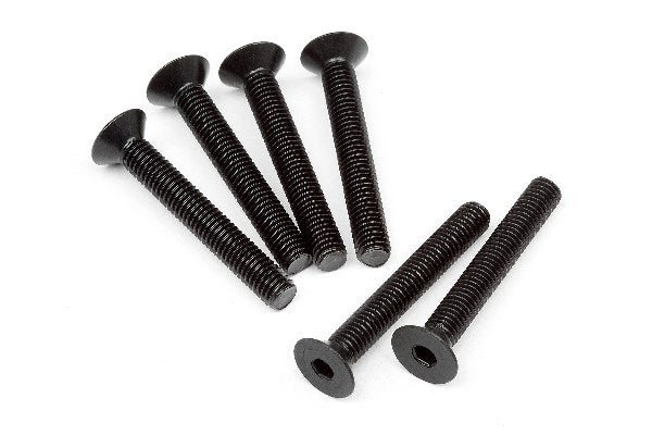 HPI Racing - Flat Head Screw M5x35mm (Hex Socket/6pcs) - HP109068
