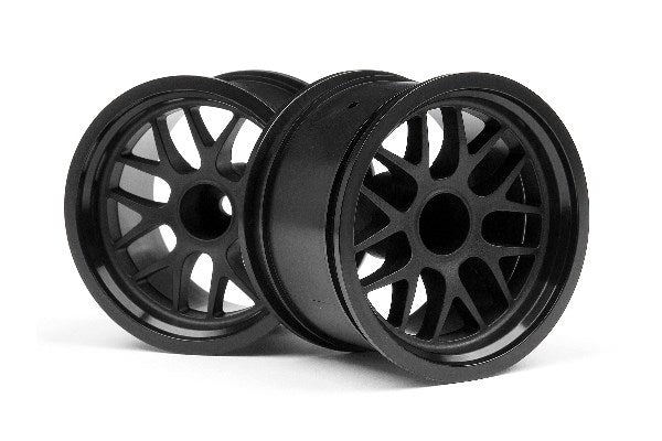 HPI Racing - BBS Spoke Wheel 48X34mm Black (14mm Offset/2pcs) - HP109155