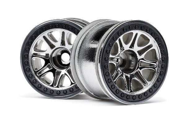 HPI Racing - Split 8 Truck Wheel (Chrome/2Pcs) - HP113336
