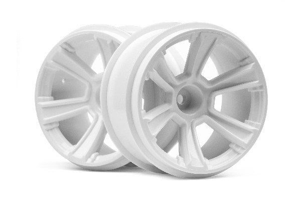 HPI Racing - 6-Shot Mt Wheel (White/2Pcs) - HP115325