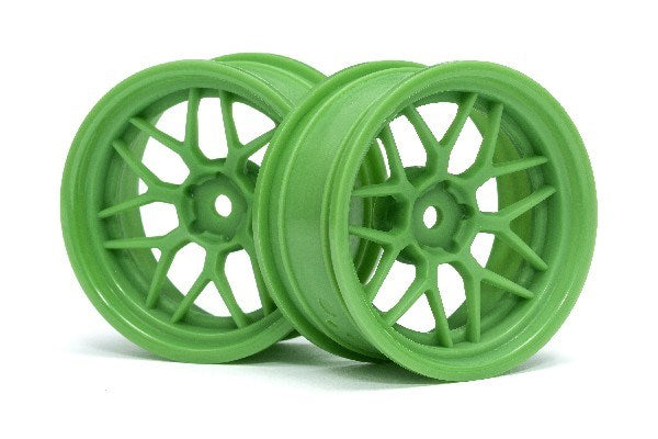 HPI Racing - Tech 7 Wheel Green 52X26X+6Mm Offset (2Pcs) - HP116531