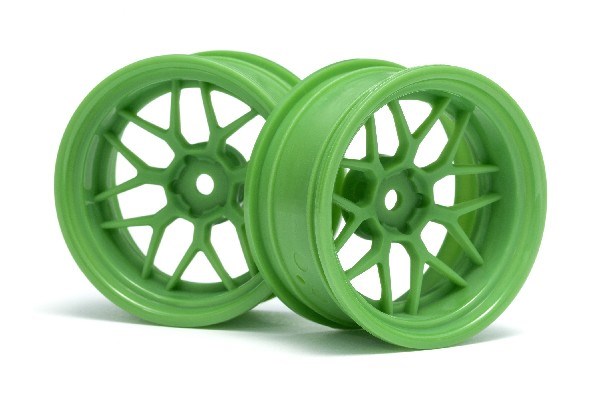 HPI Racing - Tech 7 Wheel Green 52X26X+9Mm Offset (2Pcs) - HP116532