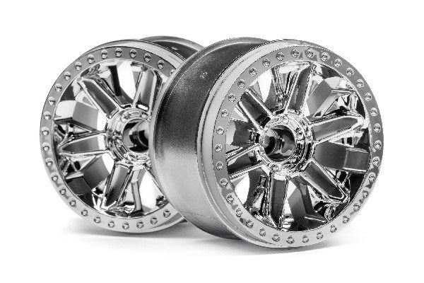 HPI Racing - 6-Shot St Wheel (Chrome/2Pcs) - HP116736