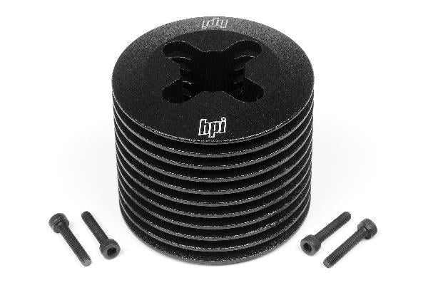 HPI Racing - Aluminum Heatsink Head (Black/F3.5) - HP1458