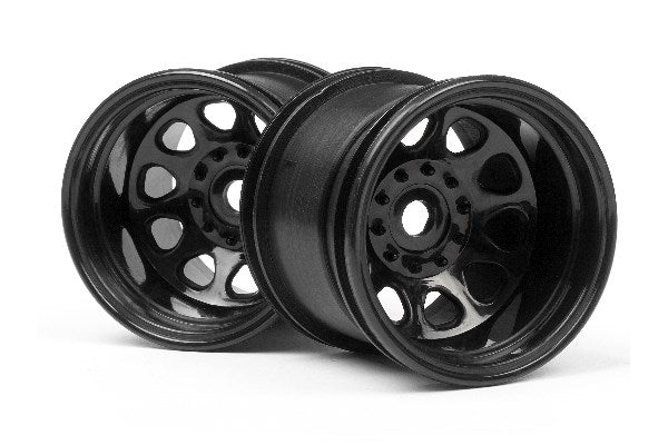 HPI Racing - Classic King Wheel Black (2.2In/2Pcs) - HP3061