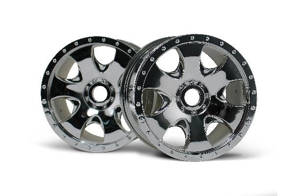HPI Racing - Warlock Wheel Chrome (83X56Mm/2Pcs) - HP3192