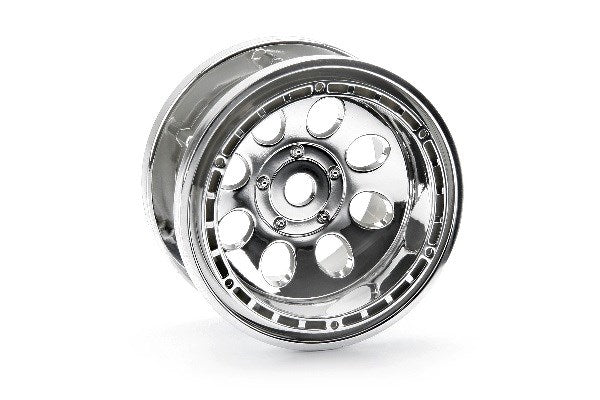 HPI Racing - Rock 8 Bead Lock Wheel Chrome (55X36Mm/2Pcs) - HP3213
