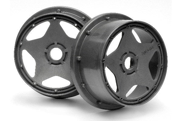 HPI Racing - Super Star Wheel Gunmetal Front (120X60Mm/2Pcs/) - HP3222