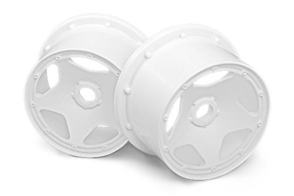 HPI Racing - Super Star Wheel White (120X75Mm/2Pcs) - HP3225
