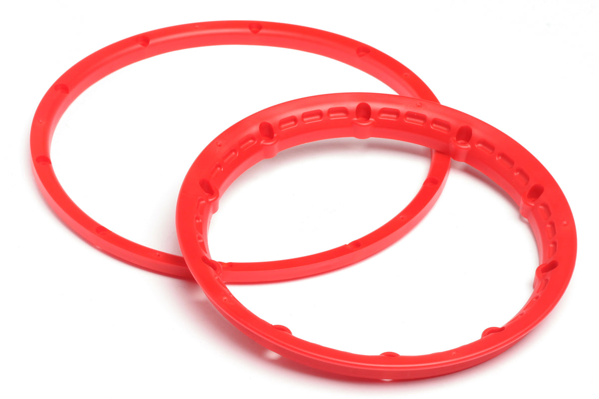 HPI Racing - Heavy Duty Wheel Bead Lock Rings (Red/For 2 Wheels - HP3275