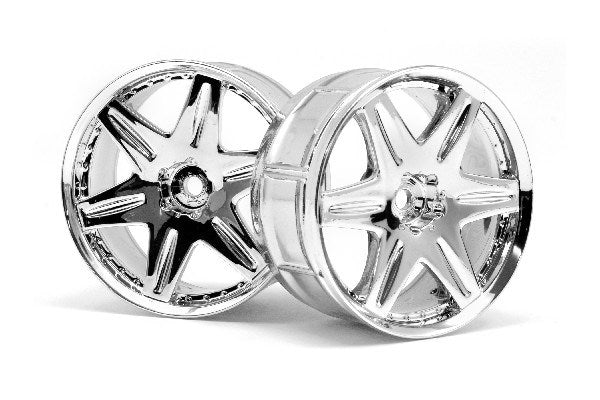 HPI Racing - Lp32 Wheel Work Ls406 Chrome (2Pcs) - HP3344