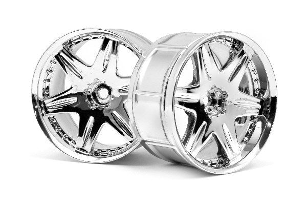 HPI Racing - Lp35 Wheel Work Ls406 Chrome (2Pcs) - HP3345