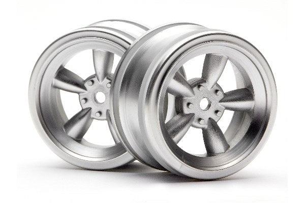 HPI Racing - Vintage 5 Spoke Wheel 26Mm Matte Chrome(0Mm Offset - HP3815