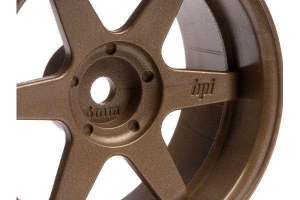 HPI Racing - TE37 Wheel 26Mm Bronze (6Mm Offset) - HP3848