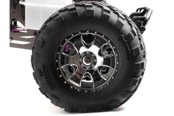 HPI Racing - Mounted Gt2 Tyre S Compound On Warlock Wheel Crm - HP4709