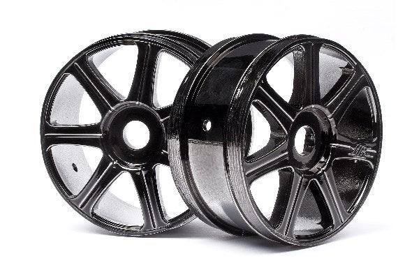 HPI Racing - Hb Edge Wheel (Black Chrome/2Pcs) - HP67768