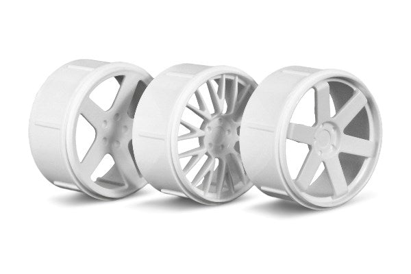 HPI Racing - Wheel Set (White/Micro) - HP73410