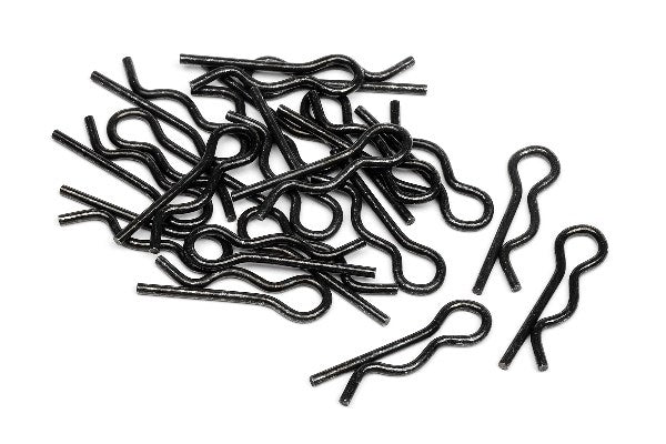 HPI Racing - Body Clip (6Mm/Black/20Pcs) - HP75106