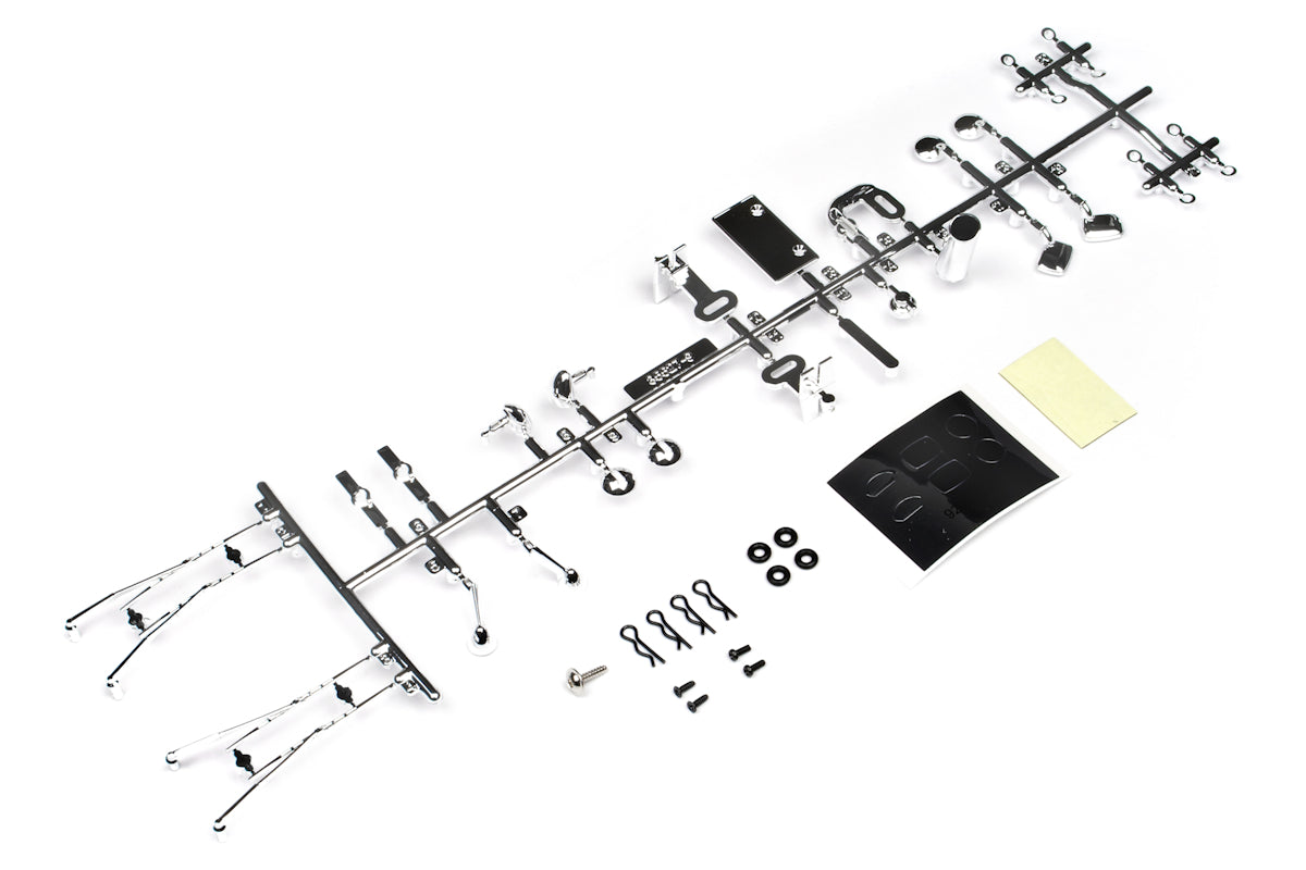 HPI Racing - Body Accessories Set (Chrome) - HP85527