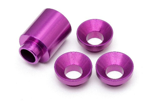 HPI Racing - Spacer Set For Clutch Bell Holder (Purple) - HP87459