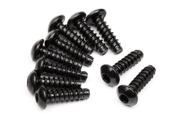 HPI Racing - Tp. Button Head Screw M3X10Mm (Hex Socket/10Pcs) - HP94354