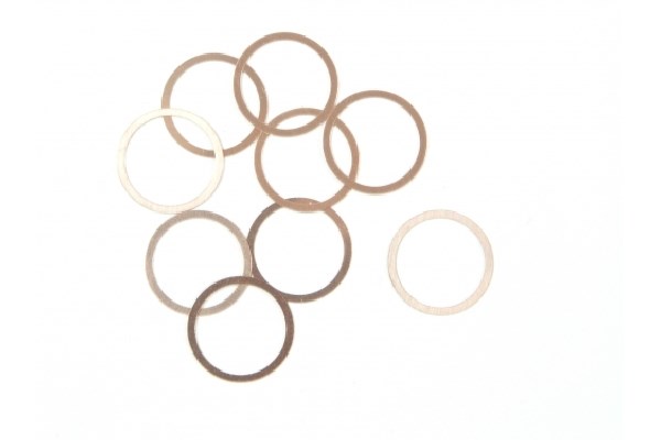 HPI Racing - Washer 10X12X0.1Mm (Copper/10 Pcs) - HPZ891
