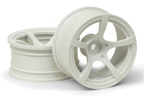 HPI Racing - D5 WHEEL WHITE (9MM/2PCS) - HP120205