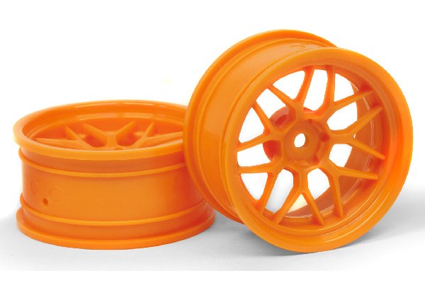 HPI Racing - TECH 7 WHEEL ORANGE (6MM/2PCS) - HP120250