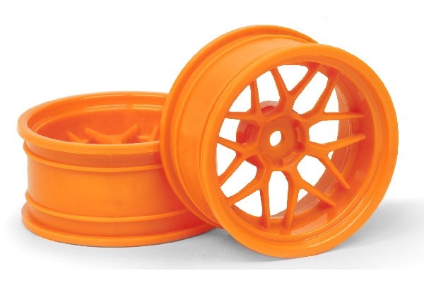HPI Racing - TECH 7 WHEEL ORANGE (9MM/2PCS) - HP120251