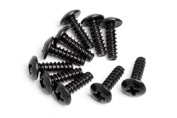 Maverick RC - Round Head Self-Tapping Screw M3x10mm (10Pcs) - MV22047