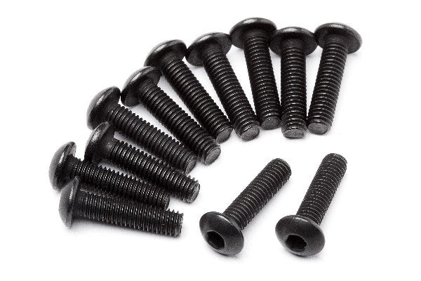 Maverick RC - Cap Head Screw M3x12mm 12 Pcs - MV24086