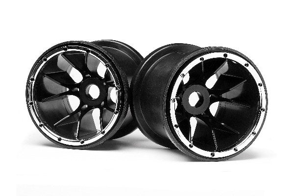Maverick RC - Black Wheels 2 Pcs (Blackout MT) - MV24105