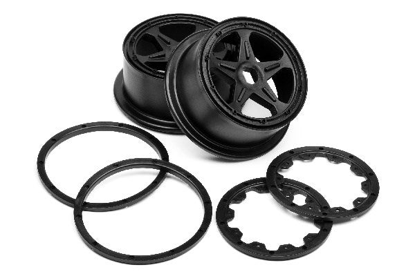 Maverick RC - BLACKOUT XB WHEEL SET (REAR) PR - MV24174