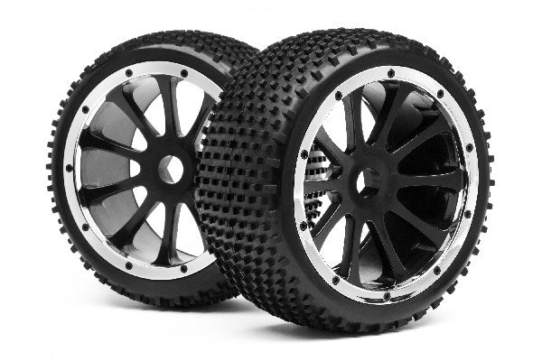 Maverick RC - BLACKOUT ST MOUNTED WHEEL AND TYRE PR - MV24180