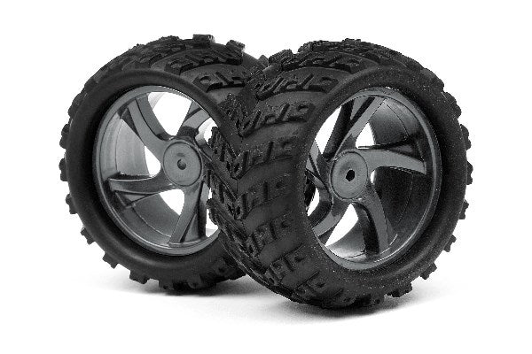 Maverick RC - 1/18 MONSTER TRUCK WHEEL & TYRE ASSEMBLY (ION MT) - MV28055
