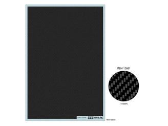Tamiya - 1/24 Carbon Fibre Decal (Twill Weave/Fine) - 12681 TAMIYA 1/24 CARS