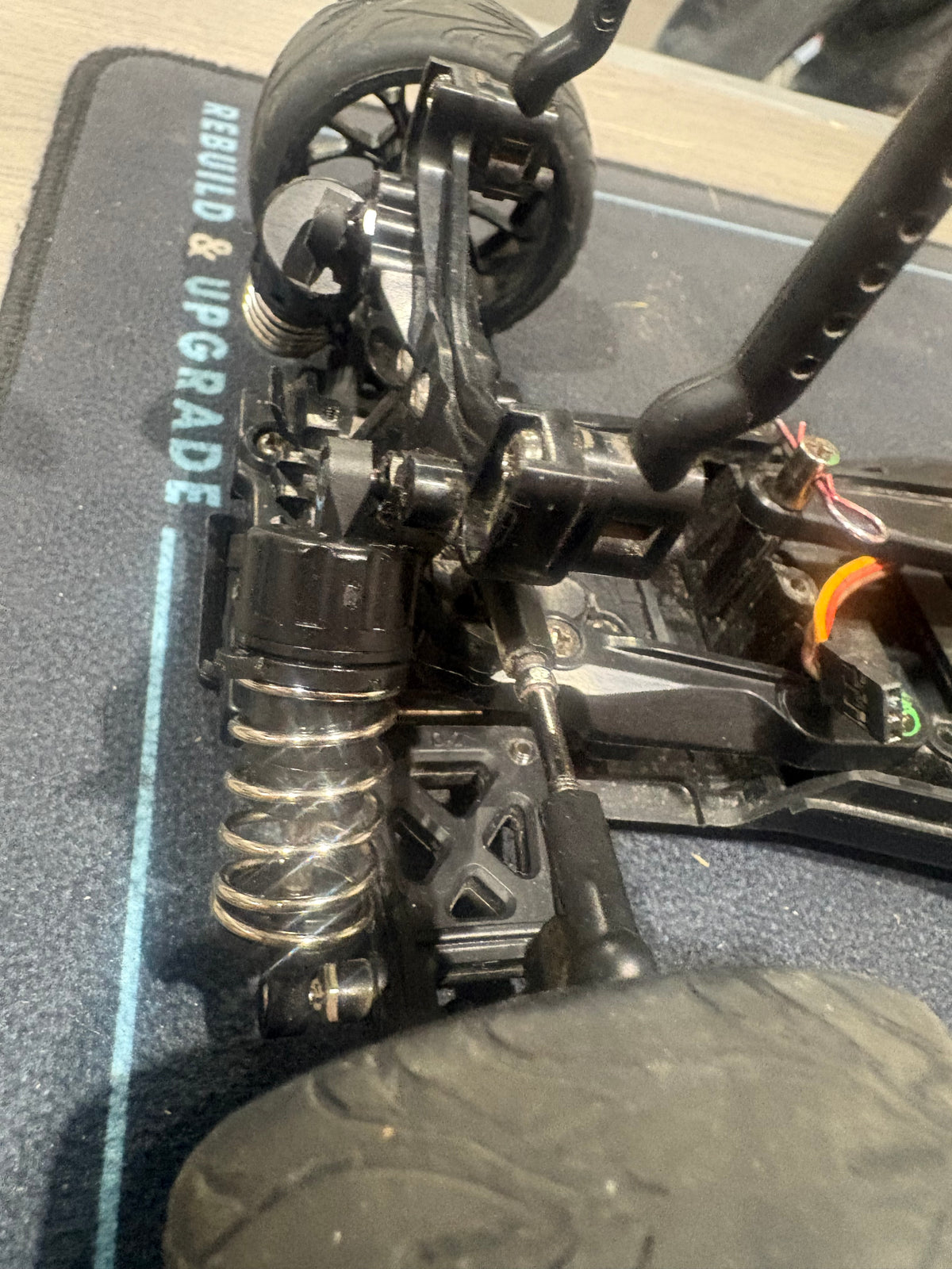Rare - Tamiya FF03 Rolling Chassis, Body & Manual - With Core 21 motor