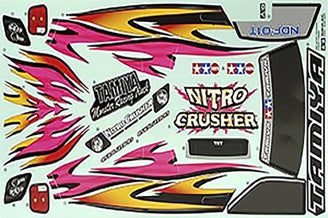 Tamiya - Stickers For Nitro Crusher - 1424387 TAMIYA SPARES