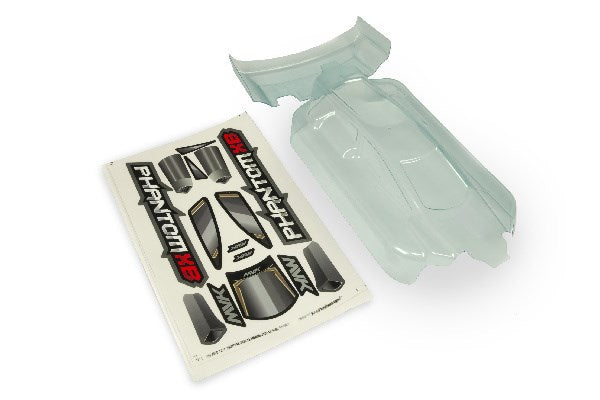 Maverick RC - CLEAR LEXAN PHANTOM XB BODY & WING - W/ DECAL - MV150089