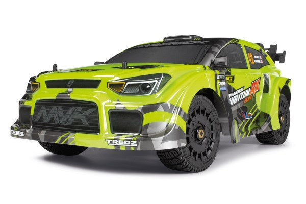Maverick RC - QuantumRX Rally Car Body - Fluoro Green - MV150364