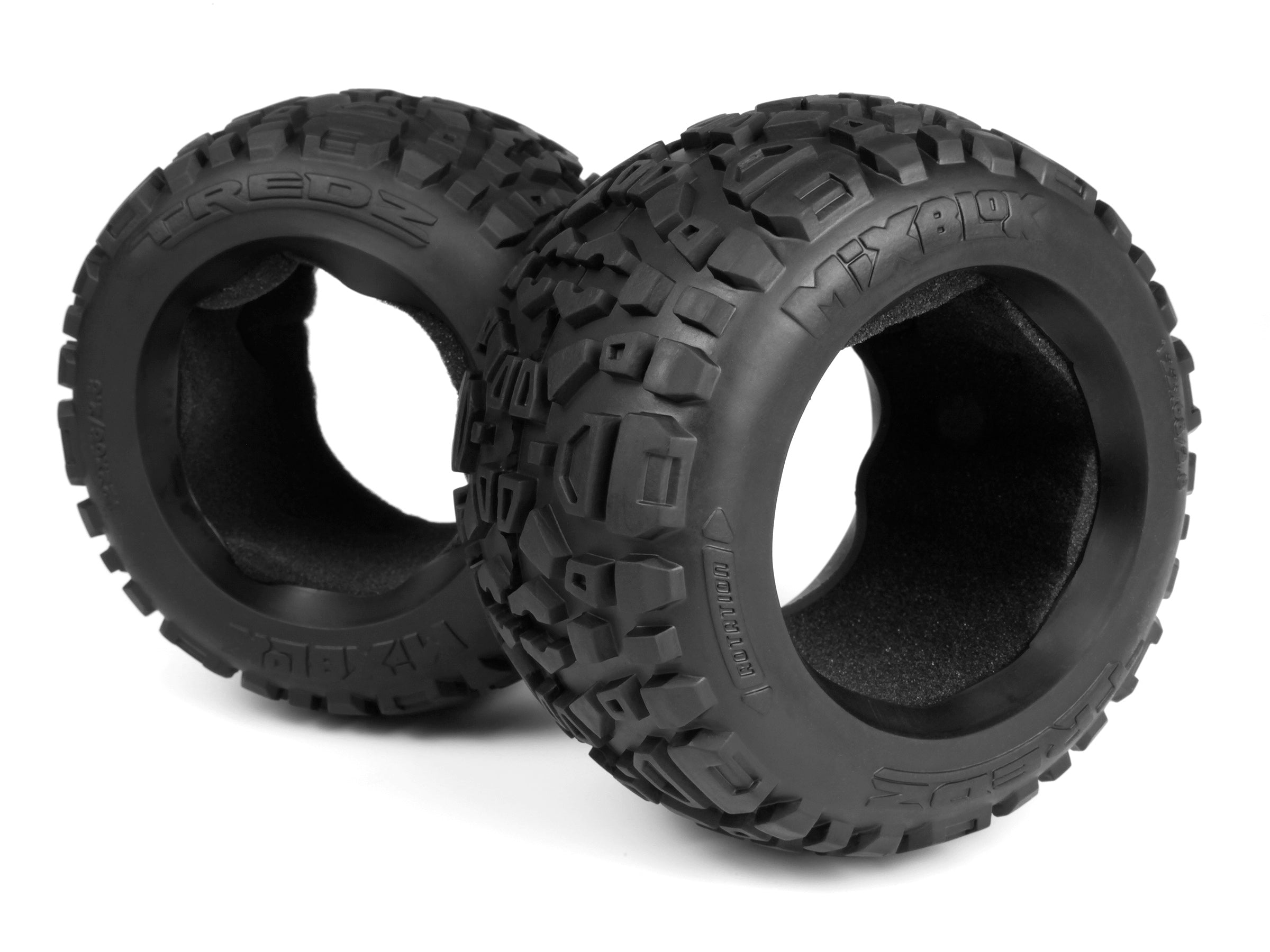 Maverick RC - Tredz MixBlok Tire (122x68/2.8in/2pcs) - MV150396