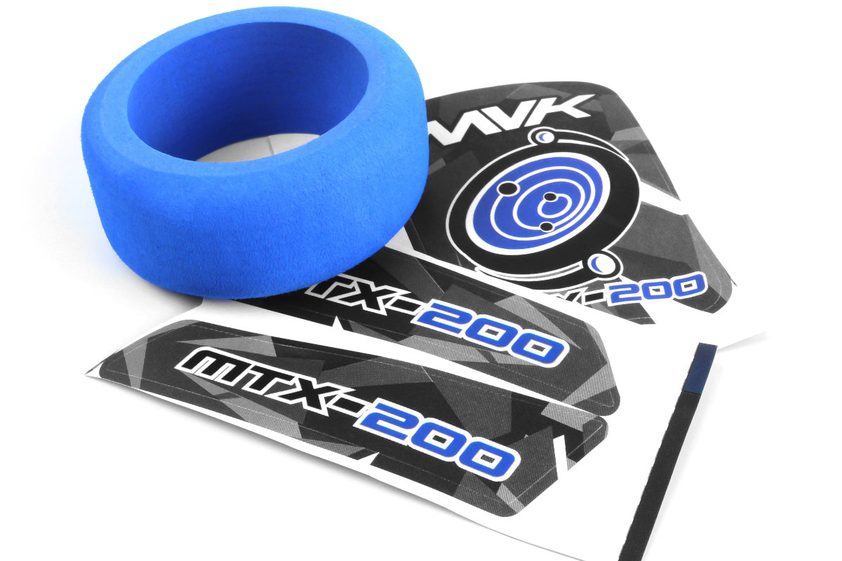 Maverick RC - Transmitter Wheel Foam & Decals (Blue) - MV150551