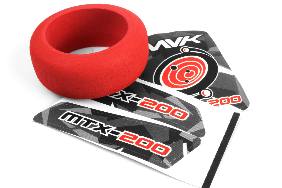 Maverick RC - Transmitter Wheel Foam & Decals (Red) - MV150552