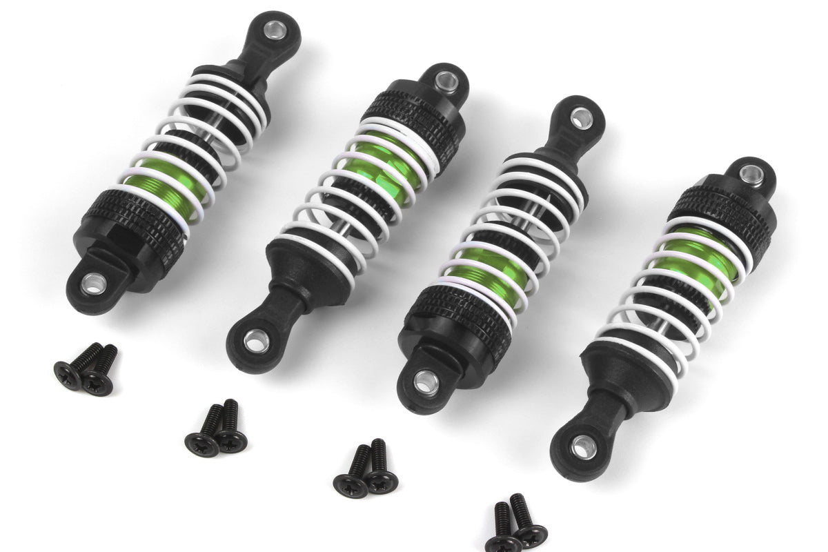 Maverick RC - Aluminum Oil-Filled Shock Absorber Set Green/4pc - MV150558