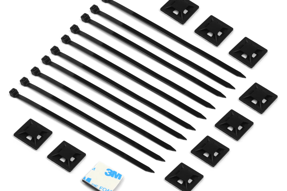 Maverick RC - Cable Mount & Tie (10 pcs) - MV150640