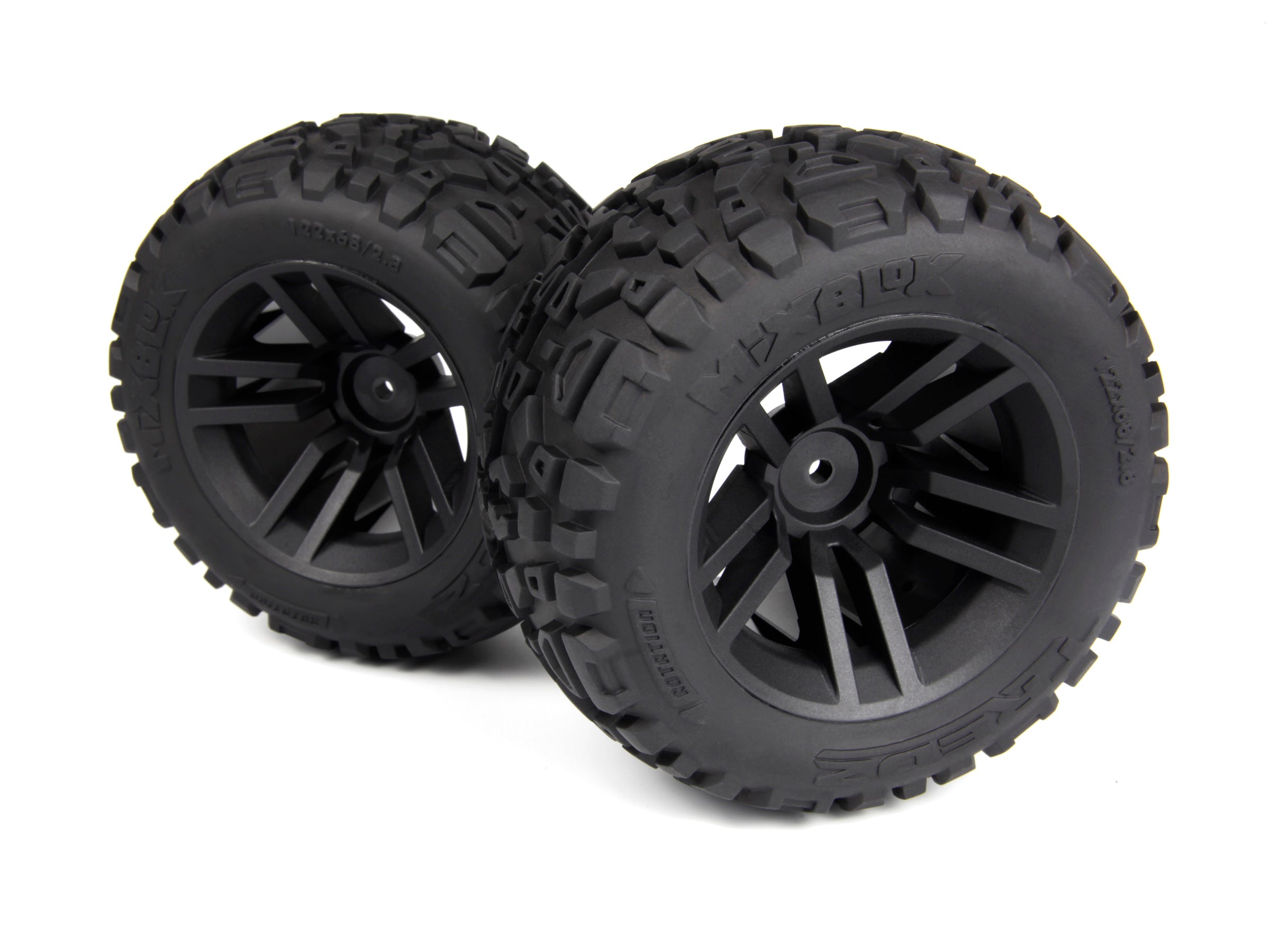Maverick RC - Mounted MixBlok Tire on XT Wheel (Black/2pcs) - MV150683