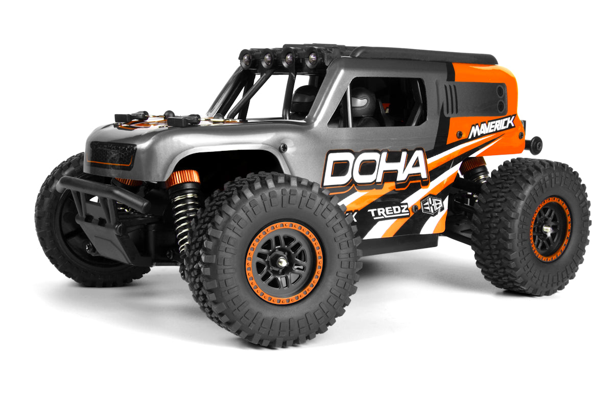 Maverick RC - Maverick Doha 1/20 4WD Electric Truck - Orange - MV150702