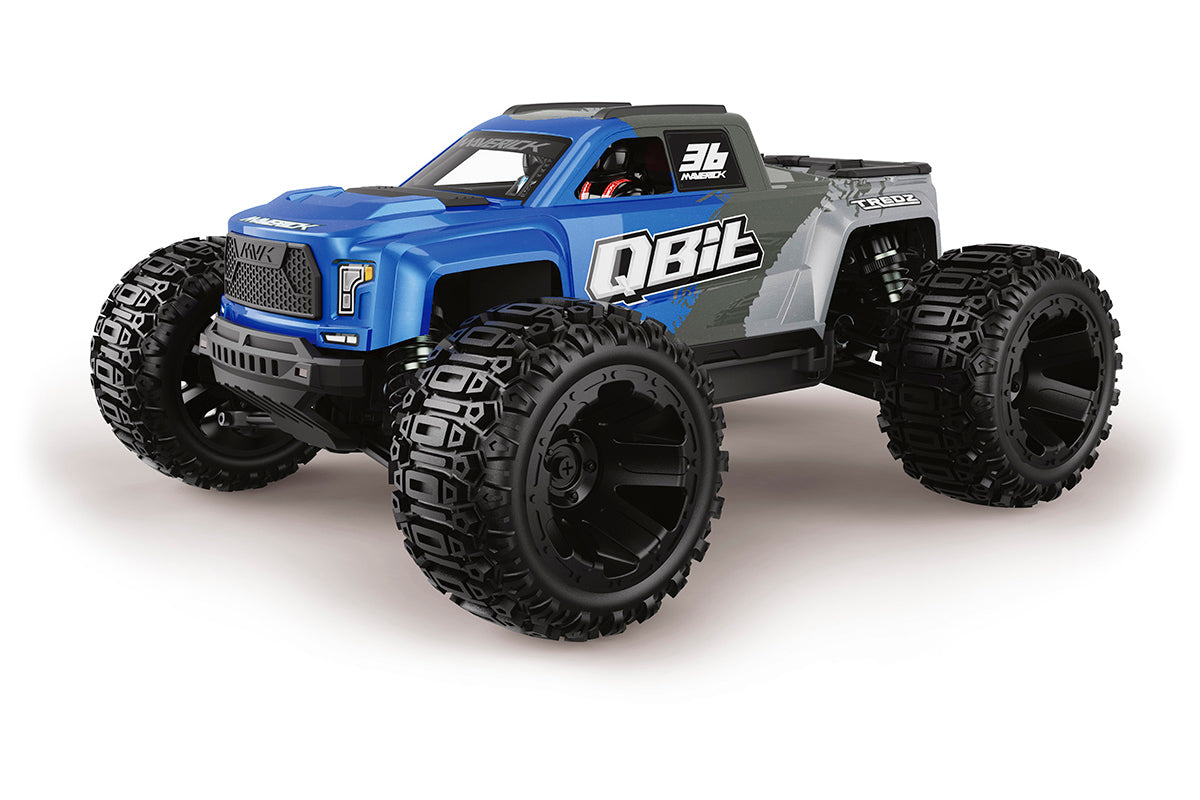 Maverick RC - Qbit MT 1/16th Monster Truck - Blue - MV151000