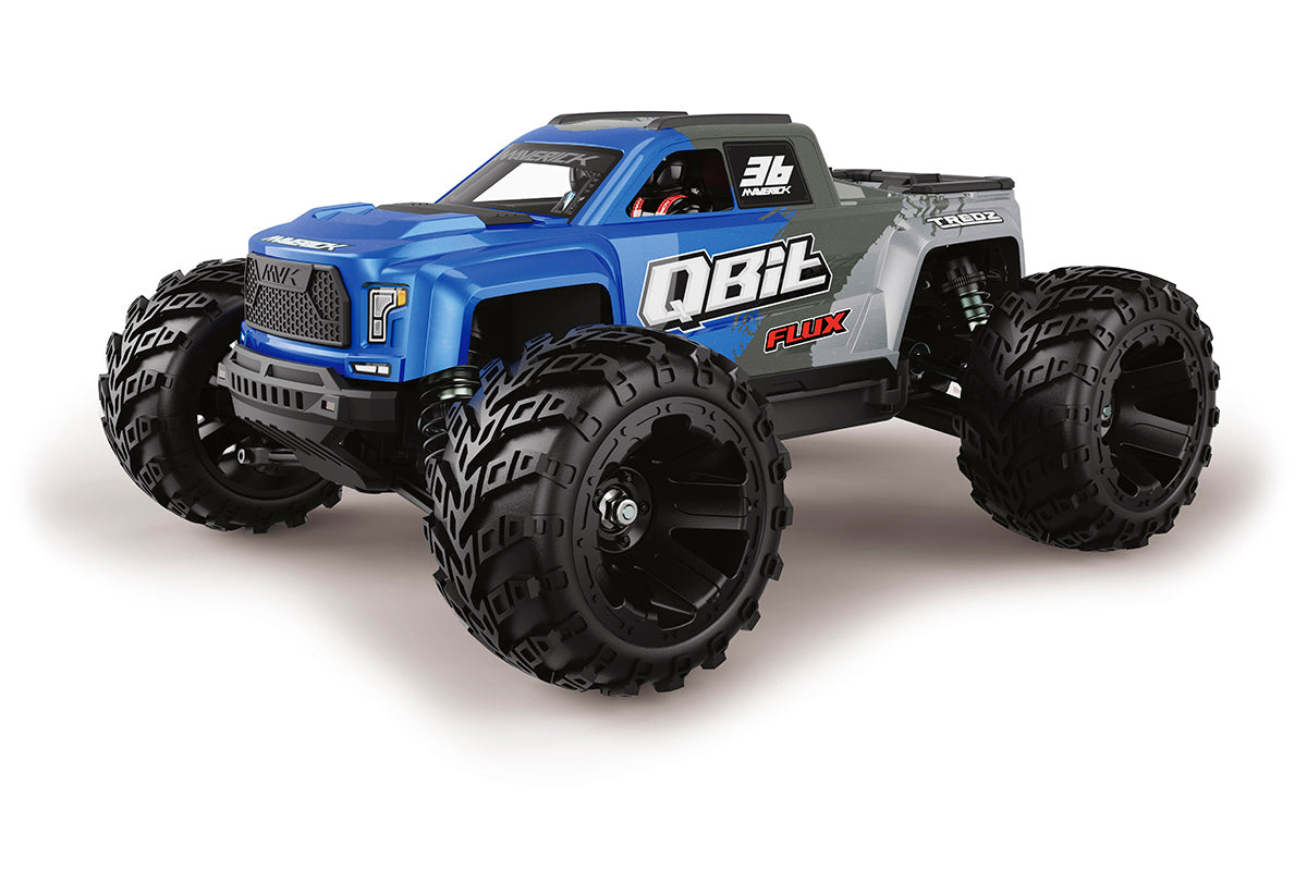 Maverick RC - Qbit MT Flux 1/16th Monster Truck - Blue - MV151001