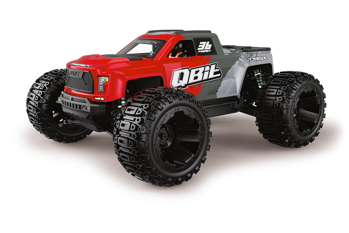 Maverick RC - Qbit MT 1/16th Monster Truck - Red - MV151003